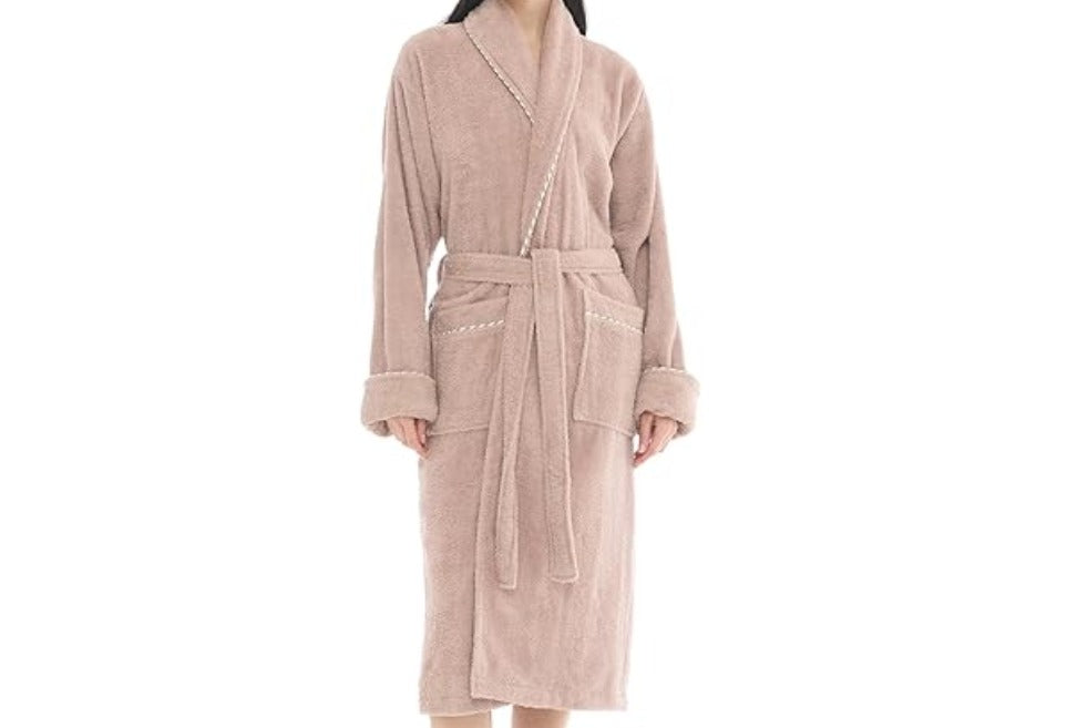 Women's Turkish Cotton Long Spa Robe