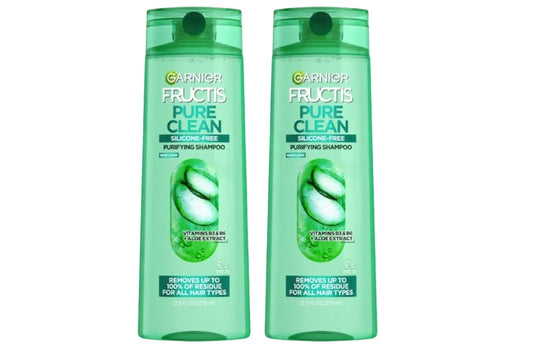 2 Count Garnier Pure Clean Purifying Shampoo 12.5oz