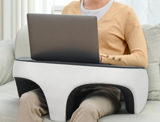 Memory Foam Lap Desk Pillow for Reading & Gaming