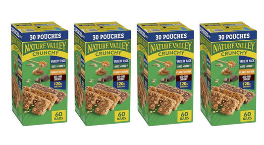 4 Pack 60 Count Nature Valley Crunchy Granola Bars Variety Pack4 To Your Cart)