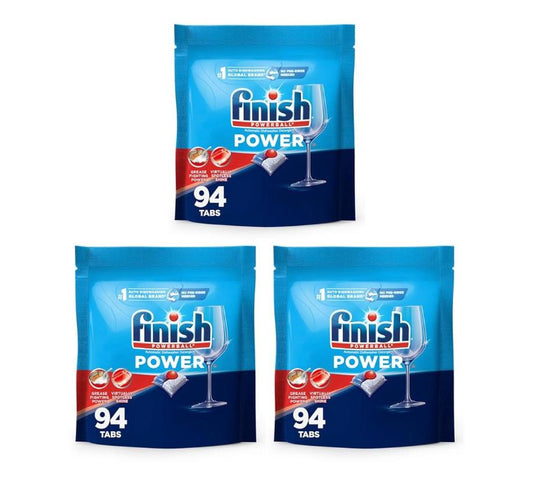 3 Pack 94 Count Finish Power Dishwasher Detergent Pods