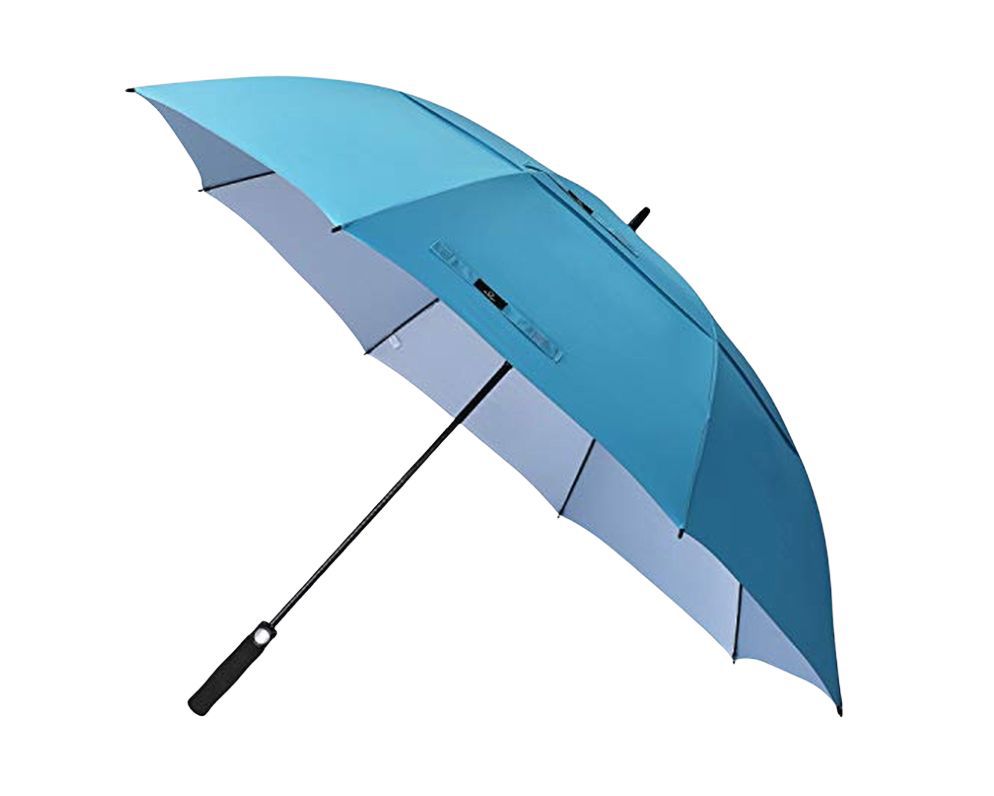 62-Inch Windproof Double Canopy Golf Umbrella