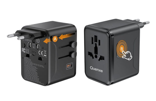 35W PD Fast Charging Universal Travel Power Adapter