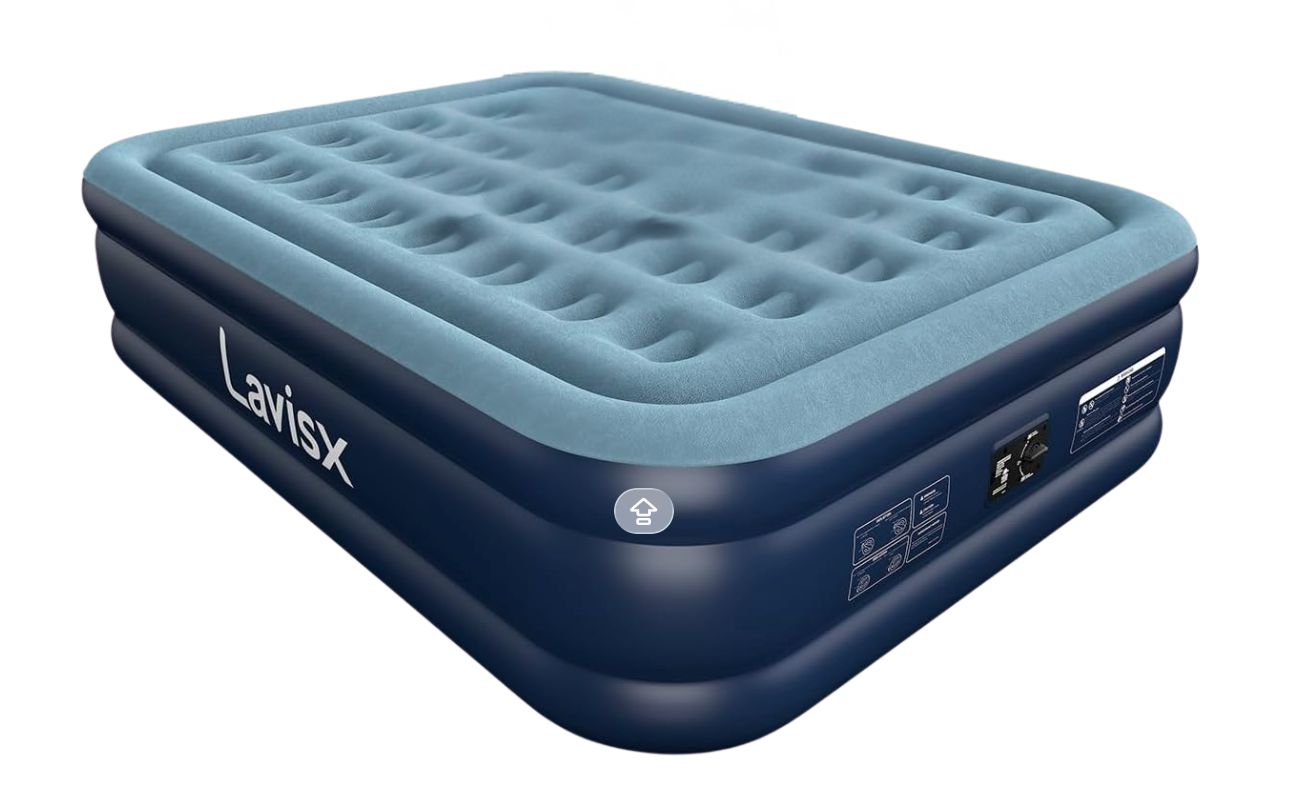 Queen 18" Air Mattress with Built-In Pump
