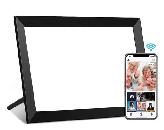 Apofial Digital Picture Frame 10.1 Inch WiFi Digital Photo Frame,1280 * 800 HD IPS Touch Screen Smart Cloud Photo Frame, to Share Photos Or Videos Remotely Via APP Email (black)