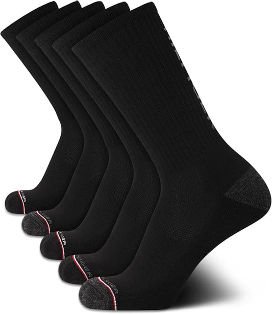 5 Pack Cushioned Athletic Crew Socks