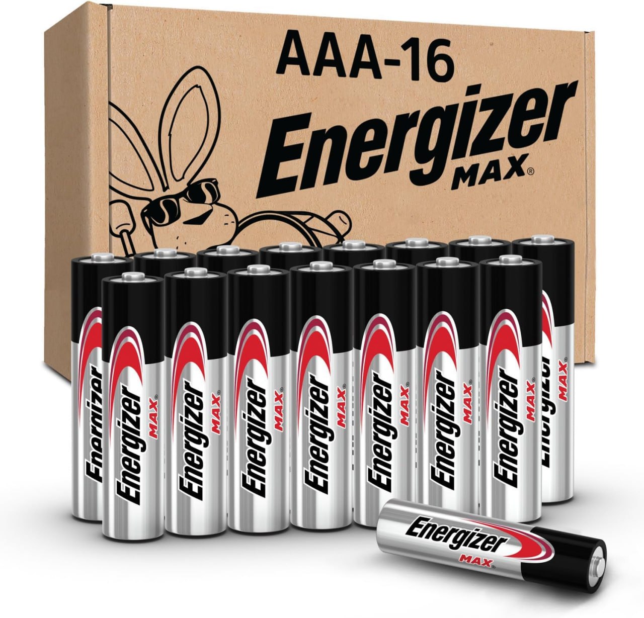 16 Pack AAA Alkaline Batteries