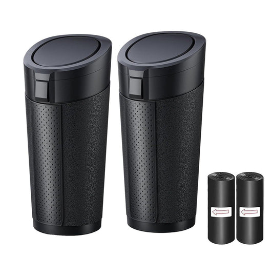 2 Pack Leakproof Car Trash Can with Lid