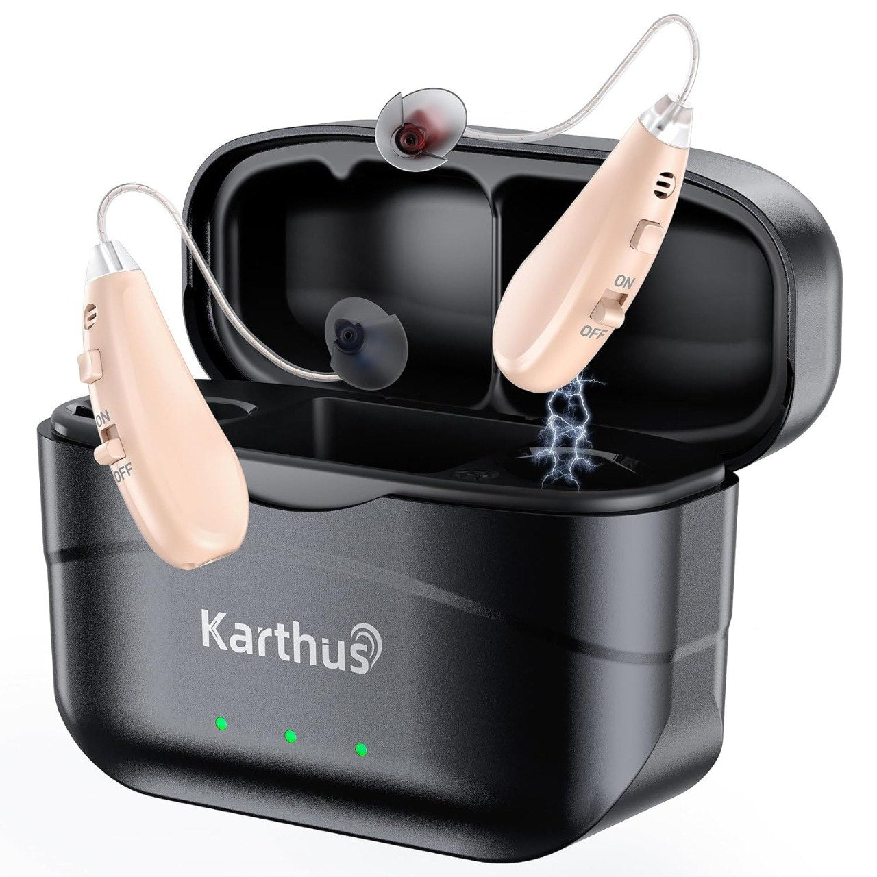 Rechargeable Noise Cancelling Invisible Hearing Aids
