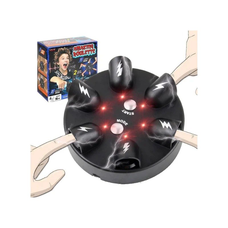 Electric Shock Roulette Party Game for 2–6 Players