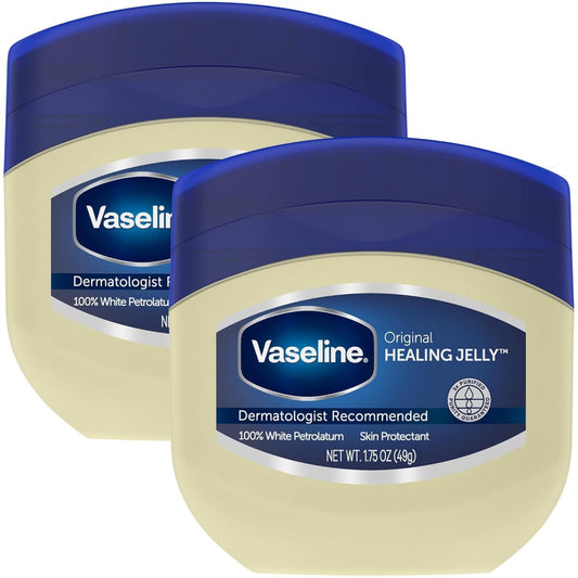 2 Pack Vaseline Petroleum Jelly Travel Size 1.75 oz