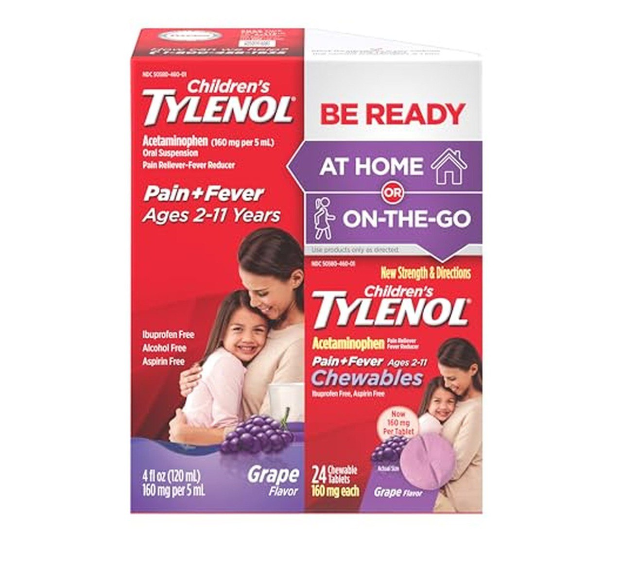 Children’s Acetaminophen Liquid Suspension and Chewable Tablets