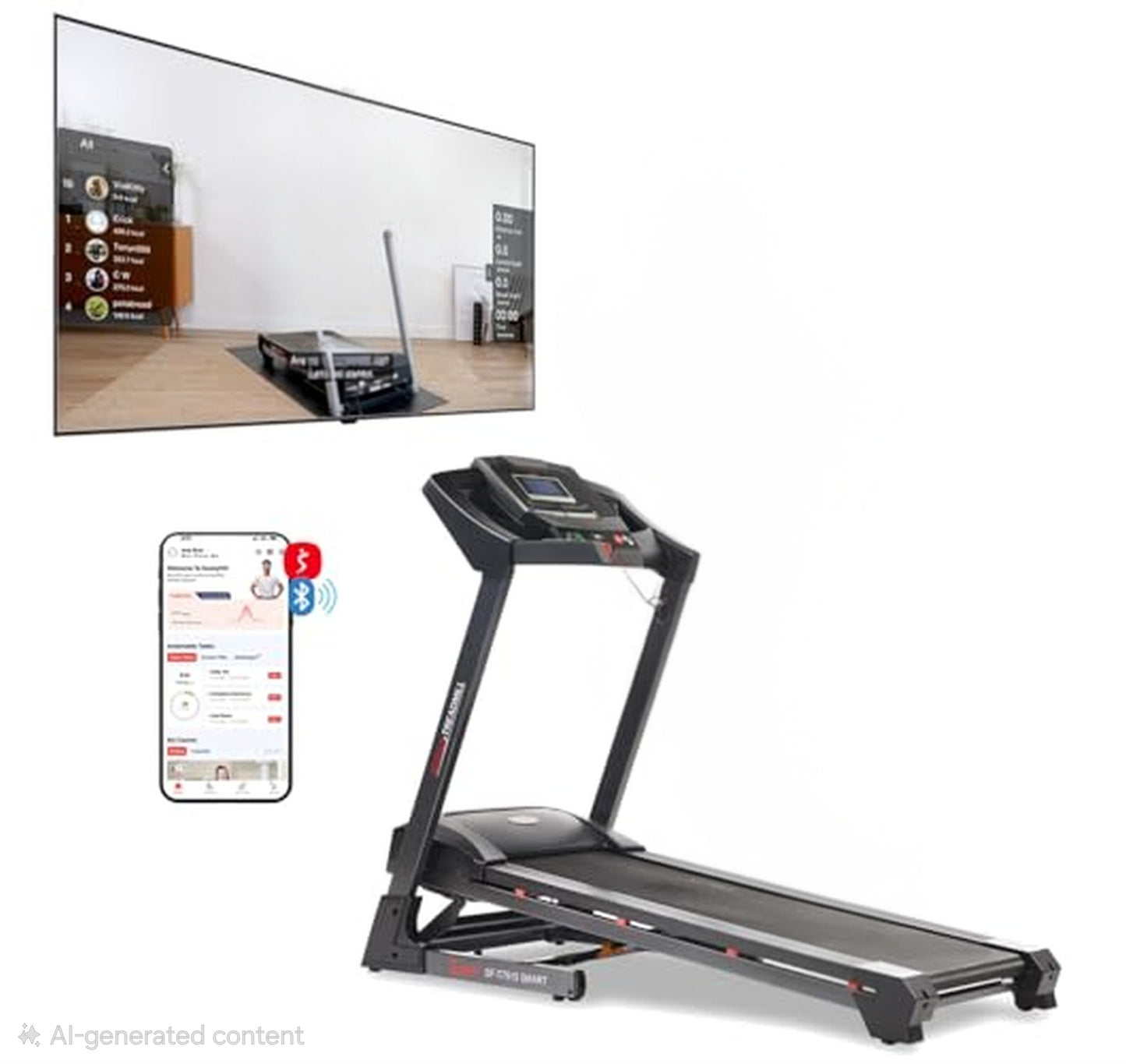 Smart Auto Incline Folding Treadmill