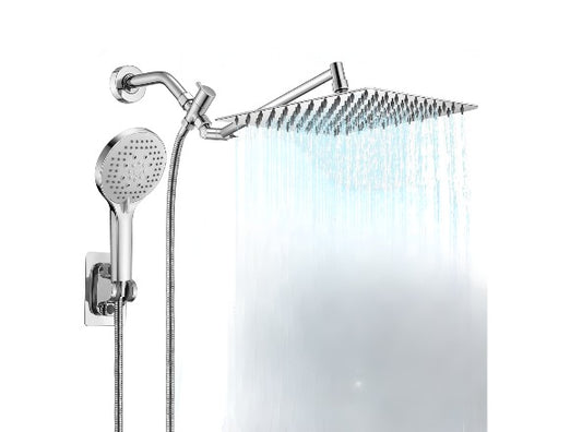 10 Inch Rainfall Shower Head Combo With Handheld