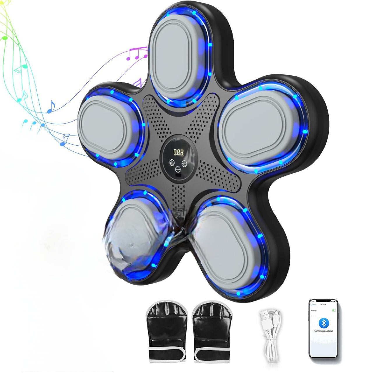 Smart Bluetooth Boxing Trainer with Gloves