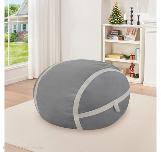 Memory Foam Bean Bag Chair with Velvet Cover