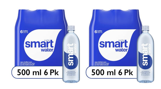 12 Pack 500ml smartwater Vapor Distilled Premium Water