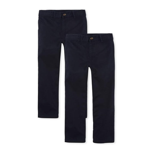 2 Pack The Children's Place Boys Stretch Chino Pants