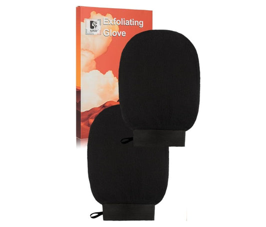 2 Pack Exfoliating Body Scrubber Mitts for Skin