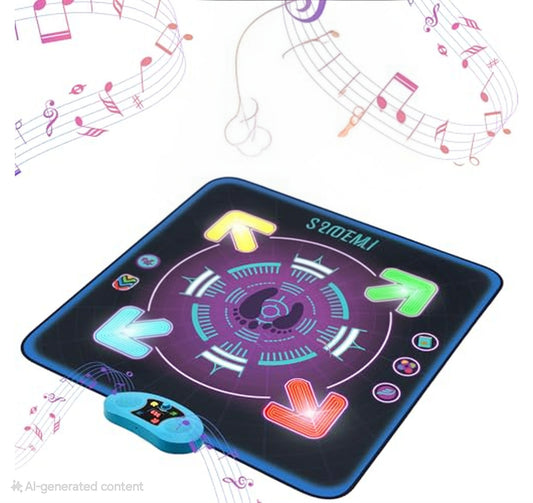 Electronic Dance Mat for Kids with Music & Lights
