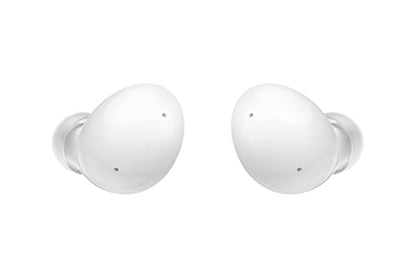 SAMSUNG Galaxy Buds 2 True Wireless Earbuds Noise Cancelling Ambient Sound Bluetooth Lightweight Comfort Fit Touch Control US Version, White