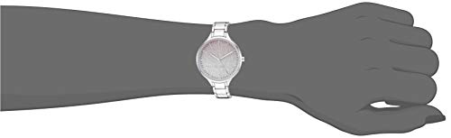Nine West Women's Silver-Tone Bracelet Watch, NW/2337OMSV