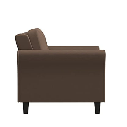 Lifestyle Solutions Harrington Armchair, 35.4" W x 32.0" D x 32.7" H, Brown