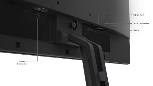 Lenovo L27e-30 27-inch FHD LED Backlit LCD FreeSync Monitor, Ultra-Slim, 3-Side NearEdgeless Frame, HDMI and VGA, Tilt, VESA Mount, Wide Angle Viewing