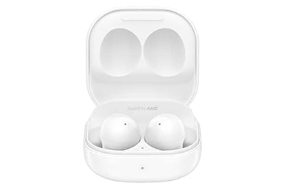SAMSUNG Galaxy Buds 2 True Wireless Earbuds Noise Cancelling Ambient Sound Bluetooth Lightweight Comfort Fit Touch Control US Version, White