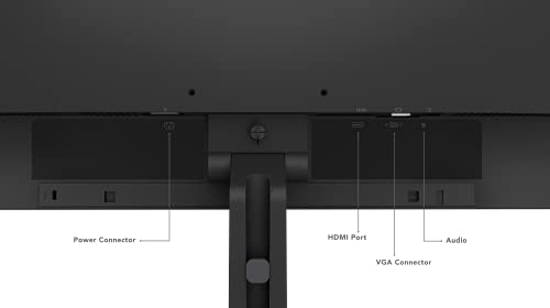 Lenovo L27e-30 27-inch FHD LED Backlit LCD FreeSync Monitor, Ultra-Slim, 3-Side NearEdgeless Frame, HDMI and VGA, Tilt, VESA Mount, Wide Angle Viewing