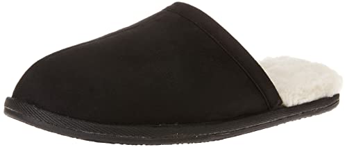 Amazon Essentials Women's Cozy Slipper, Black, 12