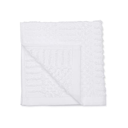 Amazon Basics 100% Cotton Kitchen Dish Cloths, 12 x 12-Inch, Absorbent Durable Ringspun Cloth - 8-Pack, White