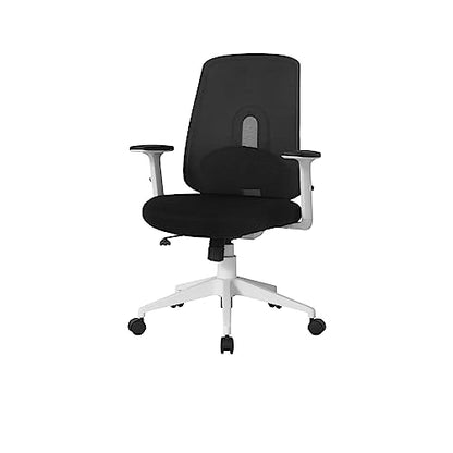 Nouhaus Palette Ergonomic Office Chair Comfortable Swivel Computer Desk Chair, Lumbar Adjust Rolling Chair. (Black)