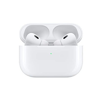 Apple AirPods Pro (2nd Generation) Wireless Earbuds, Up to 2X More Active Noise Cancelling, Adaptive Transparency, Personalized Spatial Audio, MagSafe Charging Case, Bluetooth Headphones for iPhone