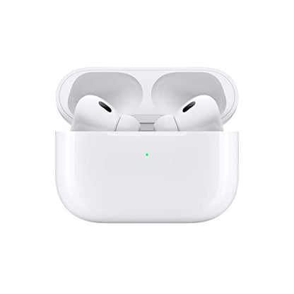 Apple AirPods Pro (2nd Gen) Wireless Earbuds, Up to 2X More Active Noise Cancelling, Adaptive Transparency, Personalized Spatial Audio MagSafe Charging Case (Lightning) Bluetooth Headphones for iPhone