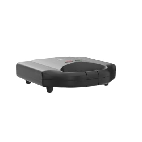 Chefman Portable Compact Grill, Dual Use Panini Press, Sandwich Maker, Electric Grill Griddle, Nonstick, Electric Indoor Grill, Countertop Panini Maker with Cord Storage, Locking Lid, Indicator Lights
