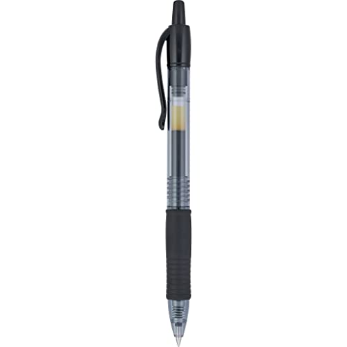 PILOT G2 Premium Refillable & Retractable Rolling Ball Gel Pens, Fine Point, Black Ink, 5-Pack (31078)