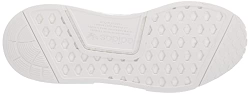 adidas Originals womens Nmd_r1's Sneaker, White/White/Silver Metallic, 7.5 US