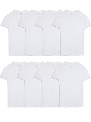 Fruit of the Loom Men's Lightweight Active Cotton Blend Undershirts, Small