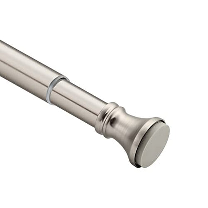 Amazer Spring Tension Curtain Rod, Small Curtain Rod - 26-42 Inches Rust-Resistance Doorway Curtain Rod, Nickel