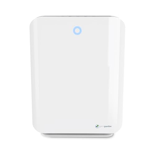 GermGuardian Air Purifier with HEPA 13 Filter, Removes 99.97% of Pollutants, Covers Large Room up to 1760 Sq. Foot Room in 1 Hr, UV-C Light Helps Reduce Germs, Zero Ozone Verified, 21", White, AC5900