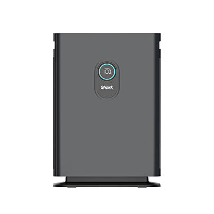Shark HE402AMZ Air Purifier 4 True HEPA with Microban Protection Cleans up to 1000 Sq. Ft., Captures 99.98% of particles, allergens, smoke, odors to 0.1–0.2 microns, Advanced Odor Lock, 4 Fan, Grey