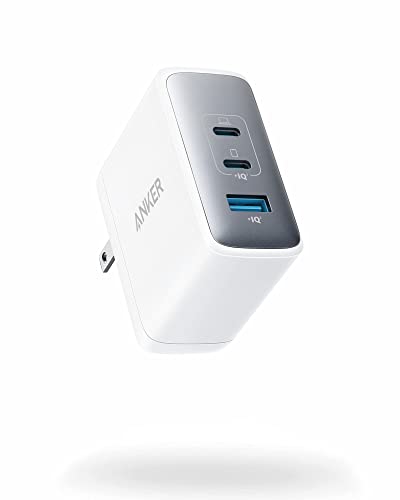 Anker 736 Nano II 100W USB C Charger - Compact, 3-Port GaN Fast Charger for MacBook Pro/Air, Google Pixelbook, ThinkPad, Dell XPS, iPad Pro, iPhone 14/Pro, Galaxy S22/S20 - Ideal for Travel