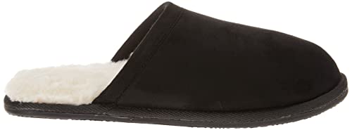 Amazon Essentials Women's Cozy Slipper, Black, 12