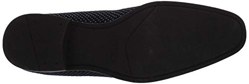 Stacy Adams Mens Swagger Studded Ornament Slip-on Driving Style Loafer, Navy, 9