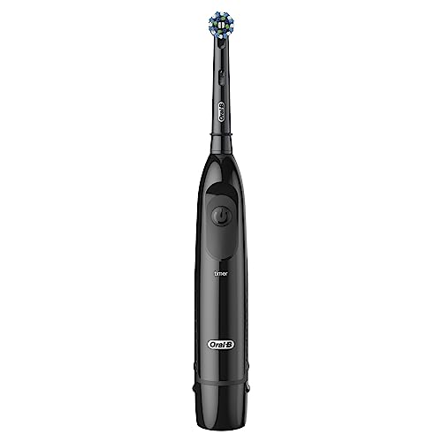 Oral-B Pro 100 CrossAction, Battery Powered Electric Toothbrush, Black