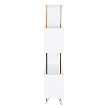 Southern Enterprises Beckerman Bookcase, Gold