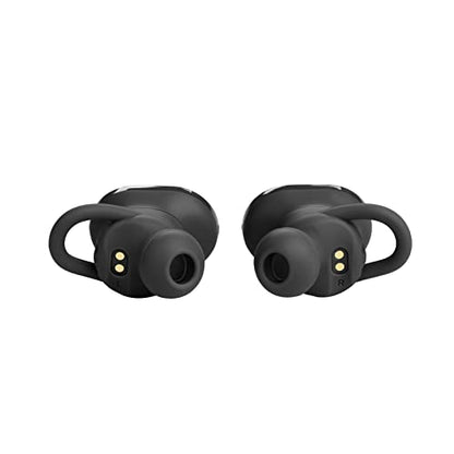 JBL Endurance Race Waterproof True Wireless Active Sport Earbuds, with Microphone, 30H Battery Life, Comfortable, dustproof, Android and Apple iOS Compatible (Black)