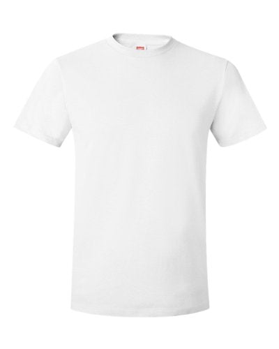 Hanes Men's Nano Premium Cotton T-Shirt (Pack of 2), White, Medium
