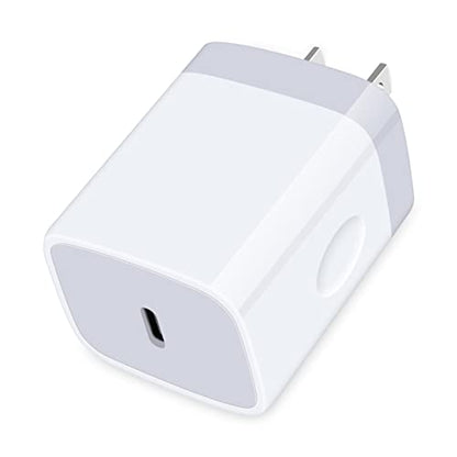 20W USB C Wall Charger Cube Travel Fast Charging Block Box Adapter Compatible for Samsung Galaxy A12 A11 A21 A13 A53 5G,A73 S22 S21 A01 A52 A42 A03S A02S,Z Fold 4/Flip 3; iPhone 14 13,12